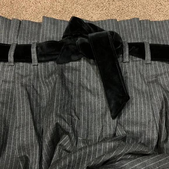 ZARA gray CONTRASTING STRIPED‎ Trousers medium - Picture 9 of 14